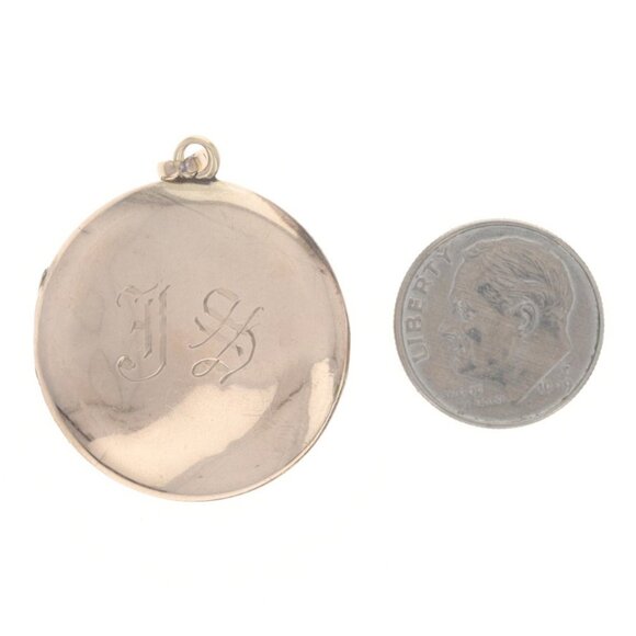 Yellow Gold Victorian Dragon Pendant 10k Antique - Picture 3 of 4